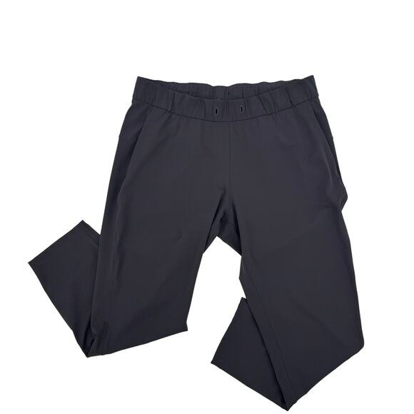 Lululemon Dark Shadow On the Fly 7/8 Crop Pant Womens Size 12 High Rise Slim Fit - Picture 4 of 14